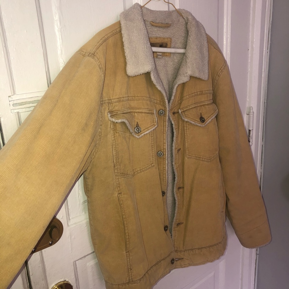 BKE Vintage Corduroy Jacket. Wool lining.